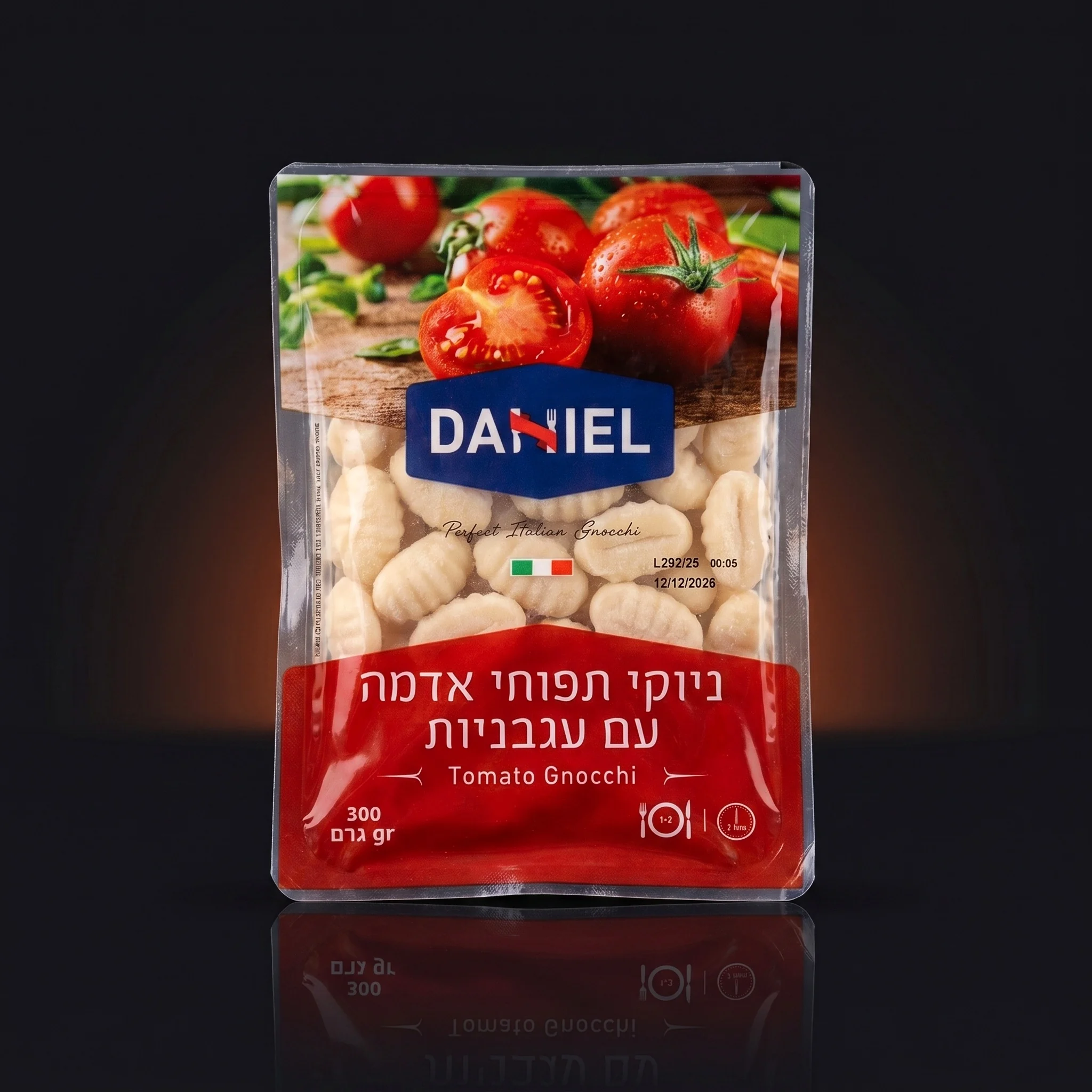 ניוקי תפוחי אדמה עם עגבניות